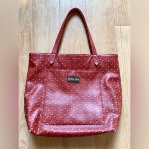 Rosewood floral tote with stripes, Matilda Jane tote